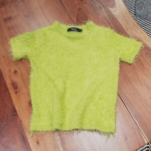 PAPER HEART Australia- New Super Fuzzy Lime Top